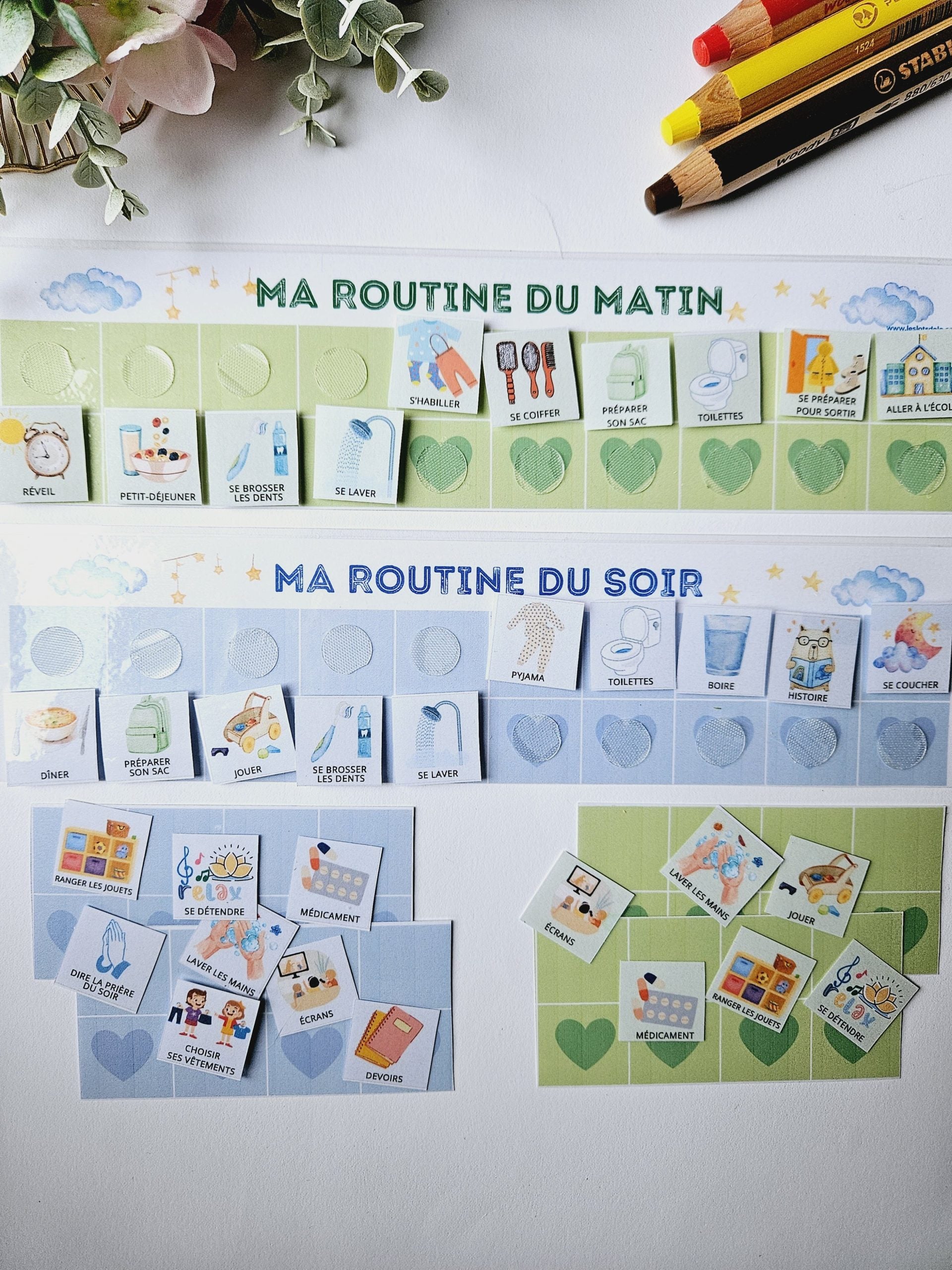 📥Routine Matin, A-M, Soir PDF