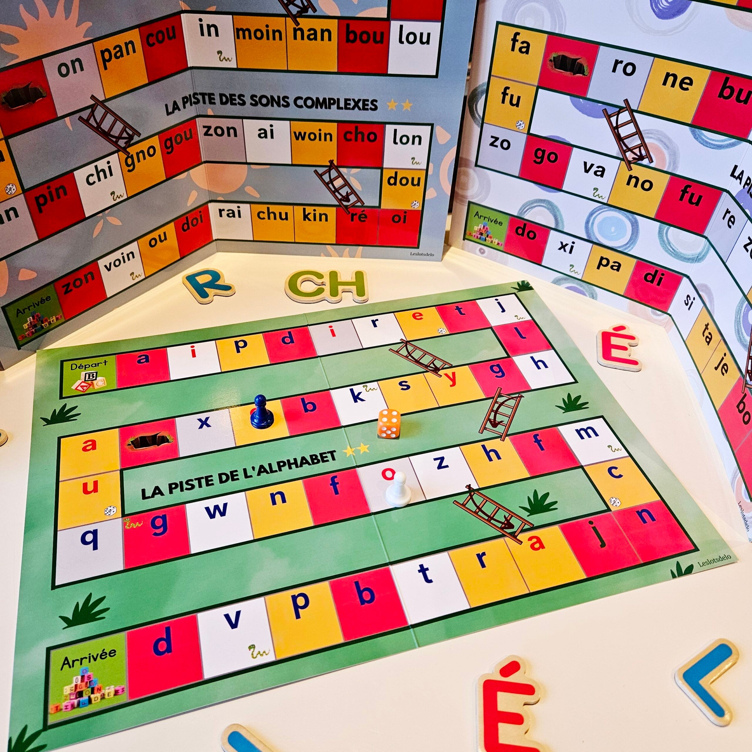 🎲Jeu de l'oie Lecture: sons -> syllabes