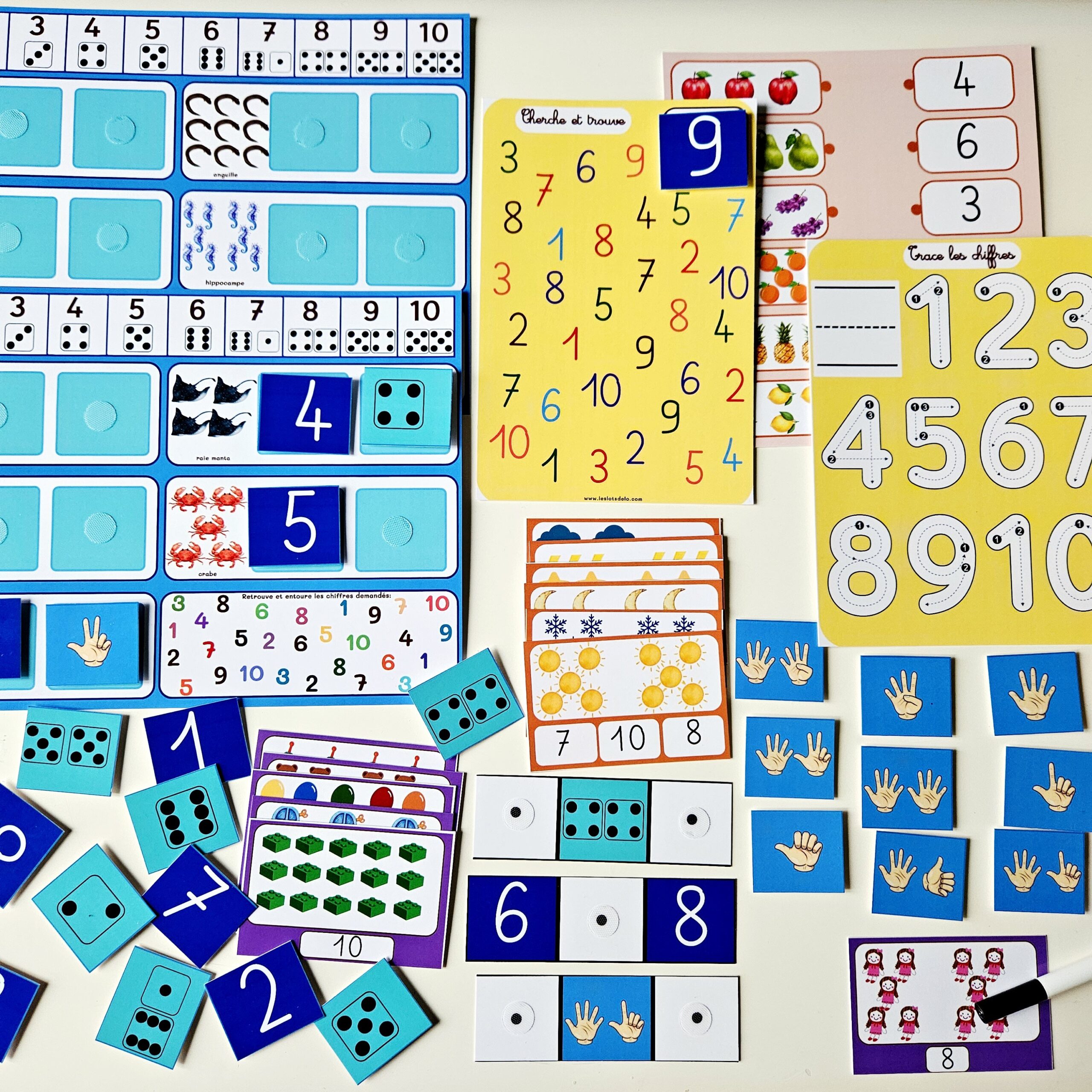 📥Pack Calcul n°2 (de 1 à 10 ) PDF
