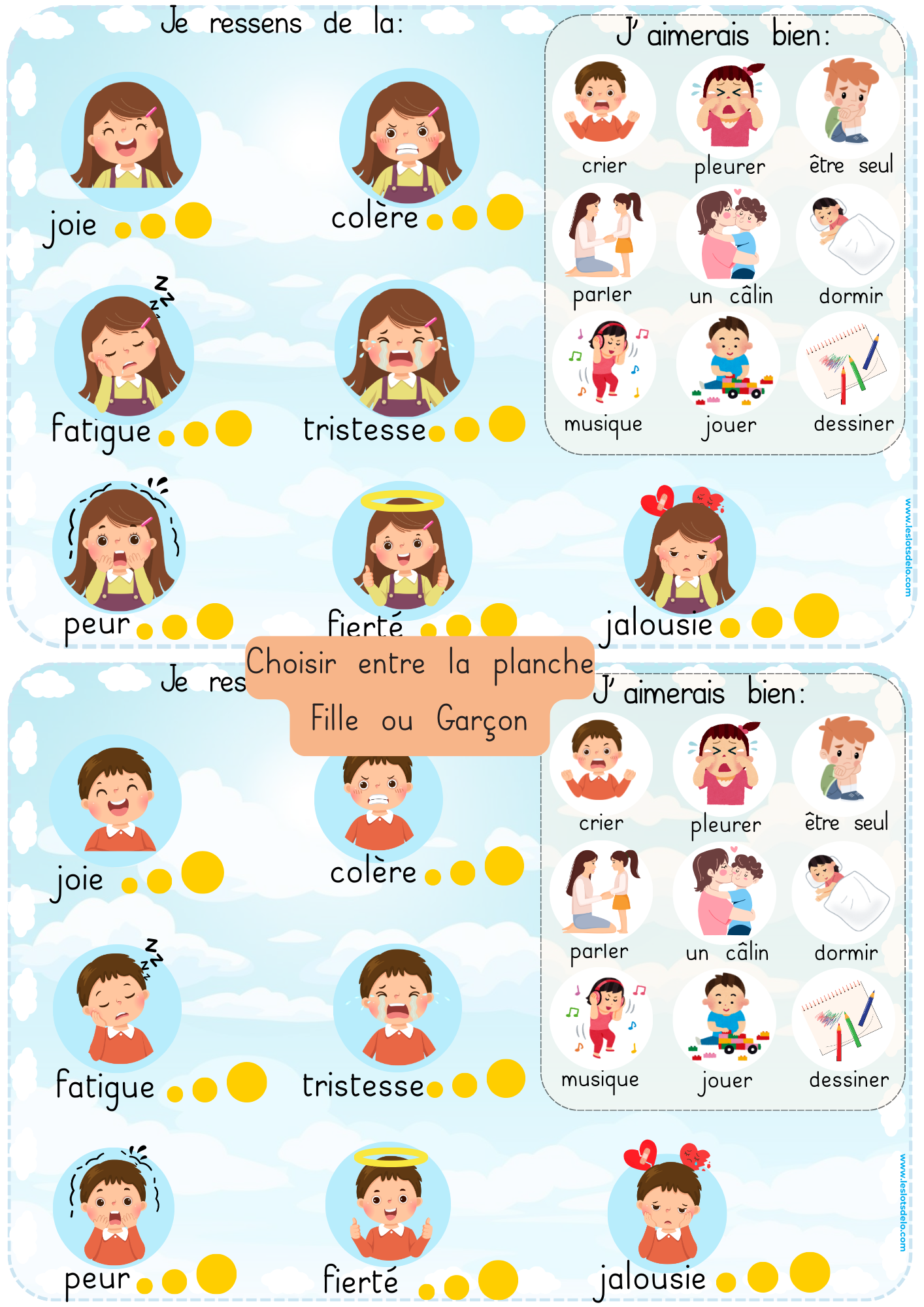 📥Pack des Émotions PDF