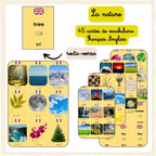 📥Cartes Vocabulaire en 🇫🇷 – 🇬🇧  PDF