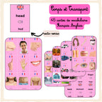 📥Cartes Vocabulaire en 🇫🇷 – 🇬🇧  PDF
