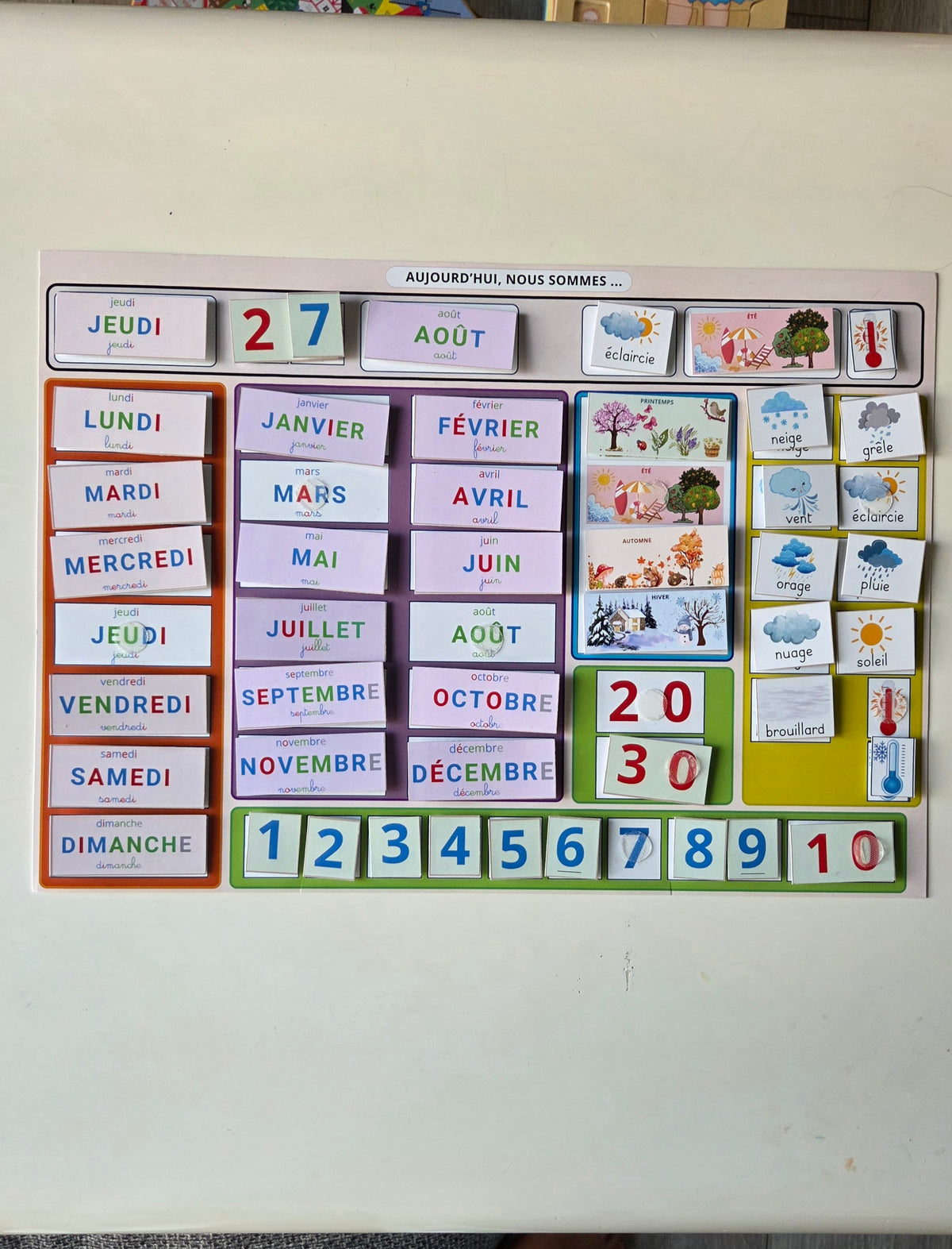 📥Le calendrier des enfants PDF