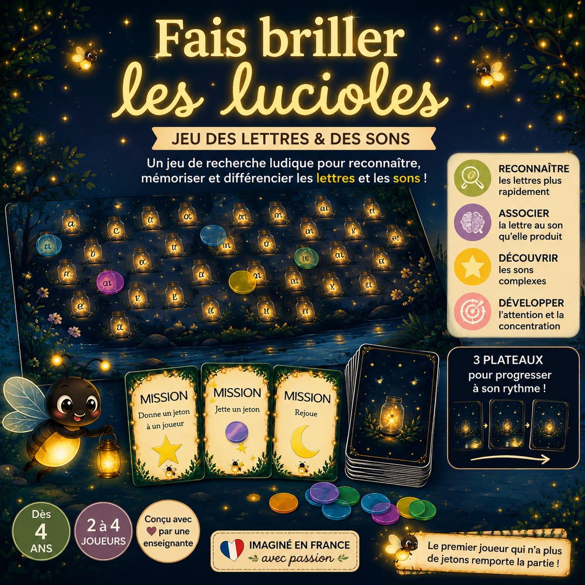 📥 Mission Lucioles – Lettres & sons PDF