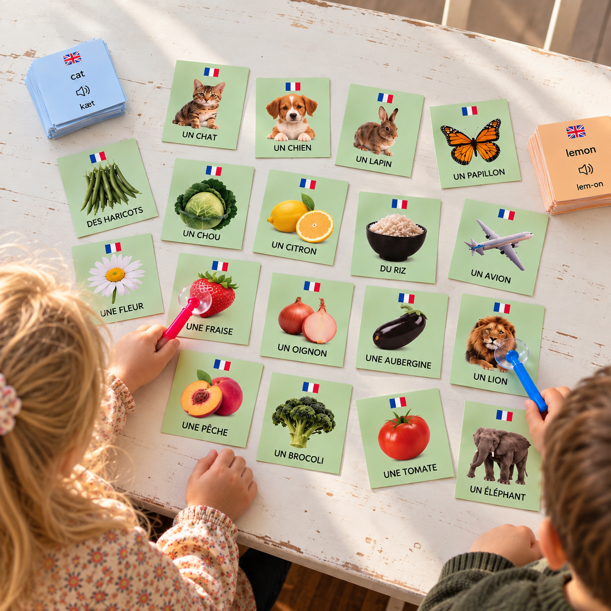 Cartes Vocabulaire en 🇫🇷 – 🇬🇧